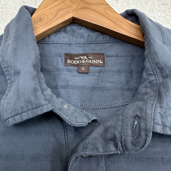 Rodd & Gunn Short Sleeve Polo Men’s Size Large Navy Blue 100% Cotton - Picture 4 of 6